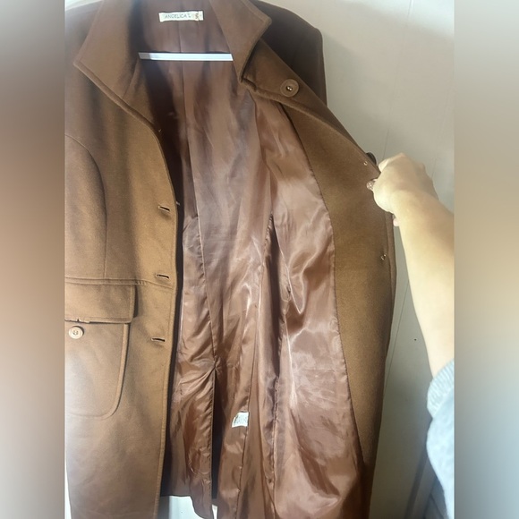 Women's Brown Trench Coat - Picture 10 of 11